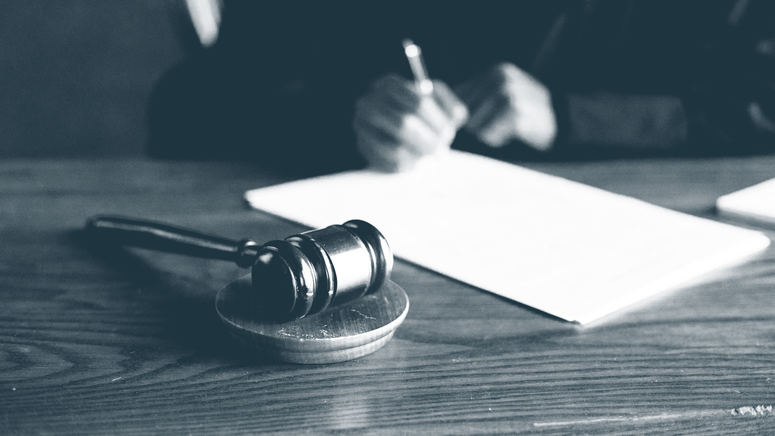 Judge's gavel, illustrating UK government crackdown on late payments