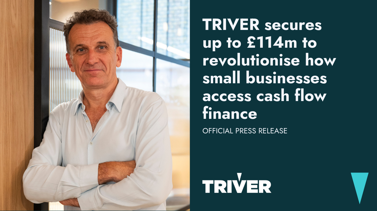 TRIVER leadership team celebrating £114m funding round